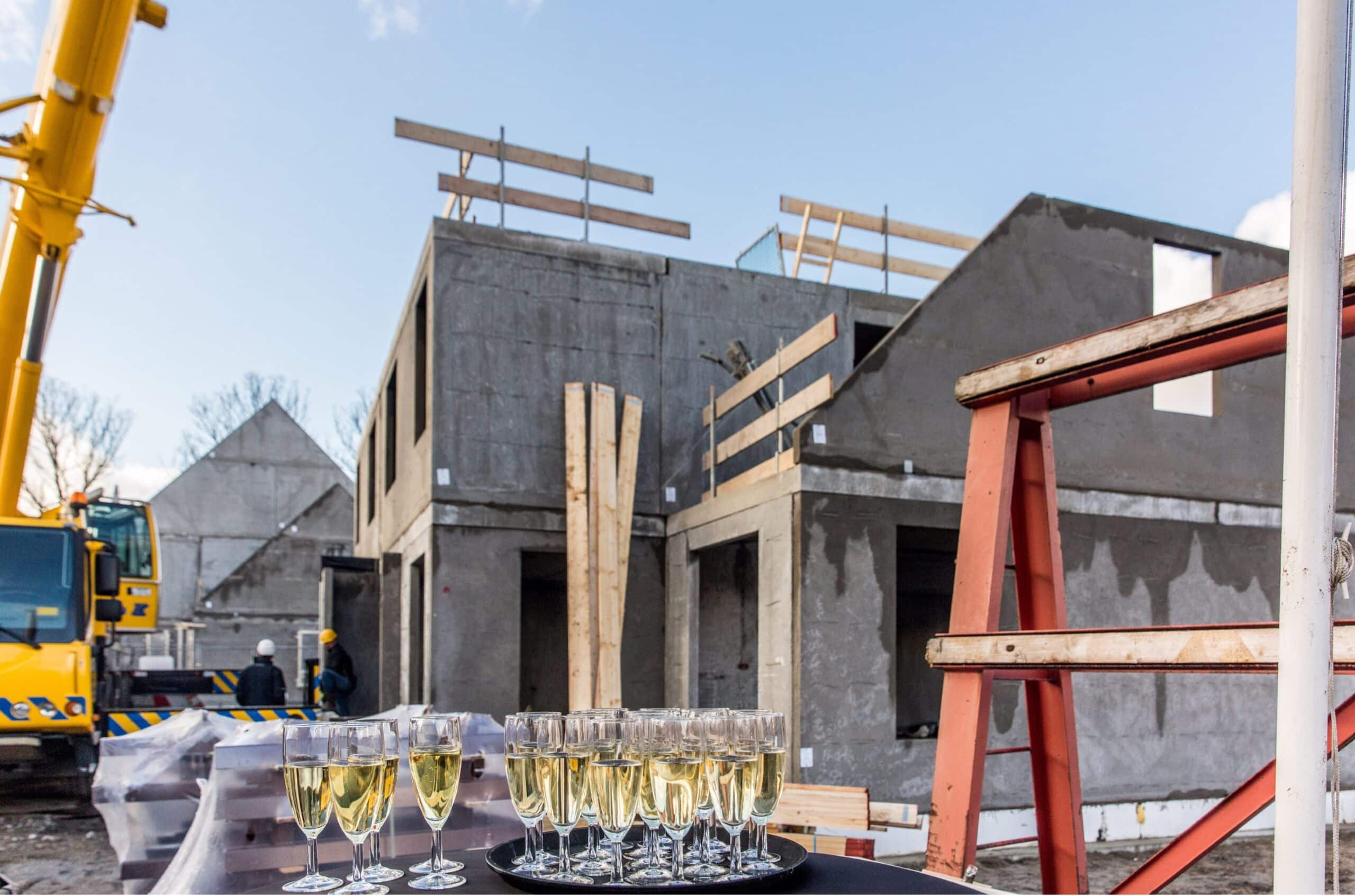 Bricks Events projecten  (20 x 15 cm) - Bubbels op de bouwplaats